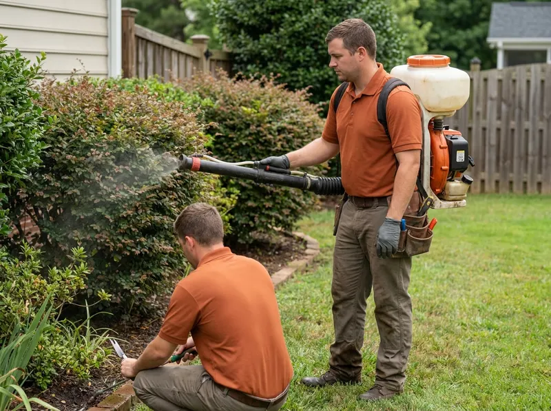 Targeted Yard Mosquito Reduction in Rolesville, NC